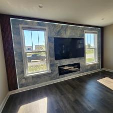 Tiled-Accent-Wall-with-Fireplace-in-Carmel-Indiana 1